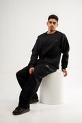 Black -Vivere- Crewneck