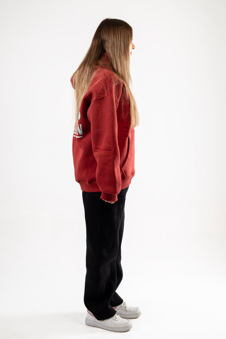 Brick burgundy hoodie