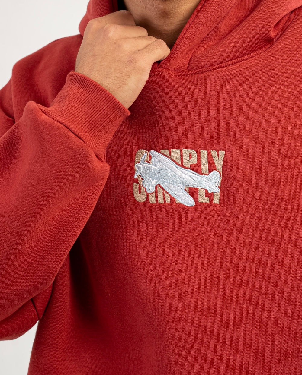 Brick burgundy hoodie